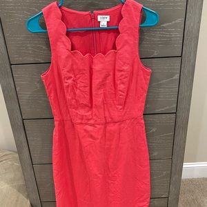 Jcrew fitted dress. Hot pink. Size 2
